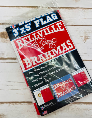 Bellville Brahmas Retro Flag