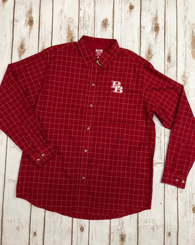 Window Pane Button Down