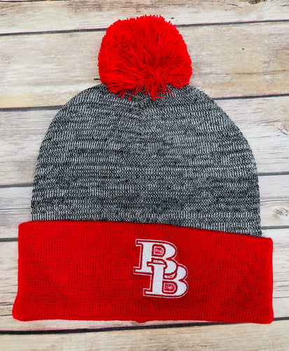 Heather Pom Pom beanie